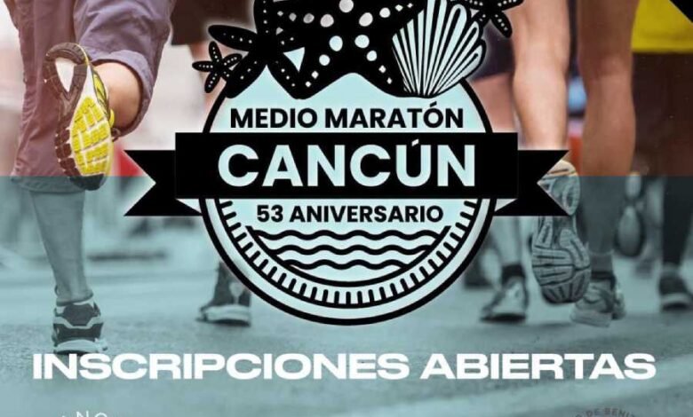 Participa en el Medio Maratón Cancún 2023