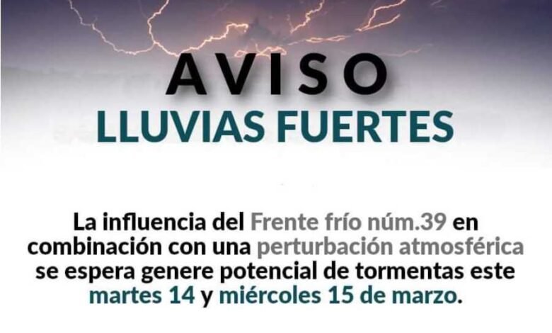 Pronostican lluvias intensas en Tulum