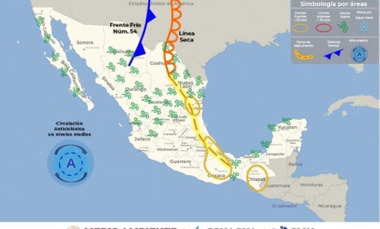 Pronóstico del tiempo en Quintana Roo