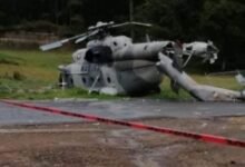 Investiga El Salvador desplomarse de helicóptero donde iban altos mandos