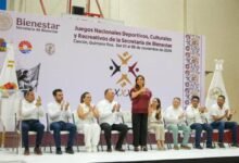 Mara Lezama da inicio a los 21° Juegos Nacionales de Bienestar en Cancún