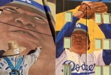 Rinden tributo a Fernando Valenzuela con impresionante mural en Los Ángeles